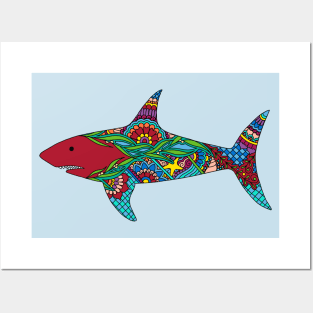 Henna Shark Posters and Art
